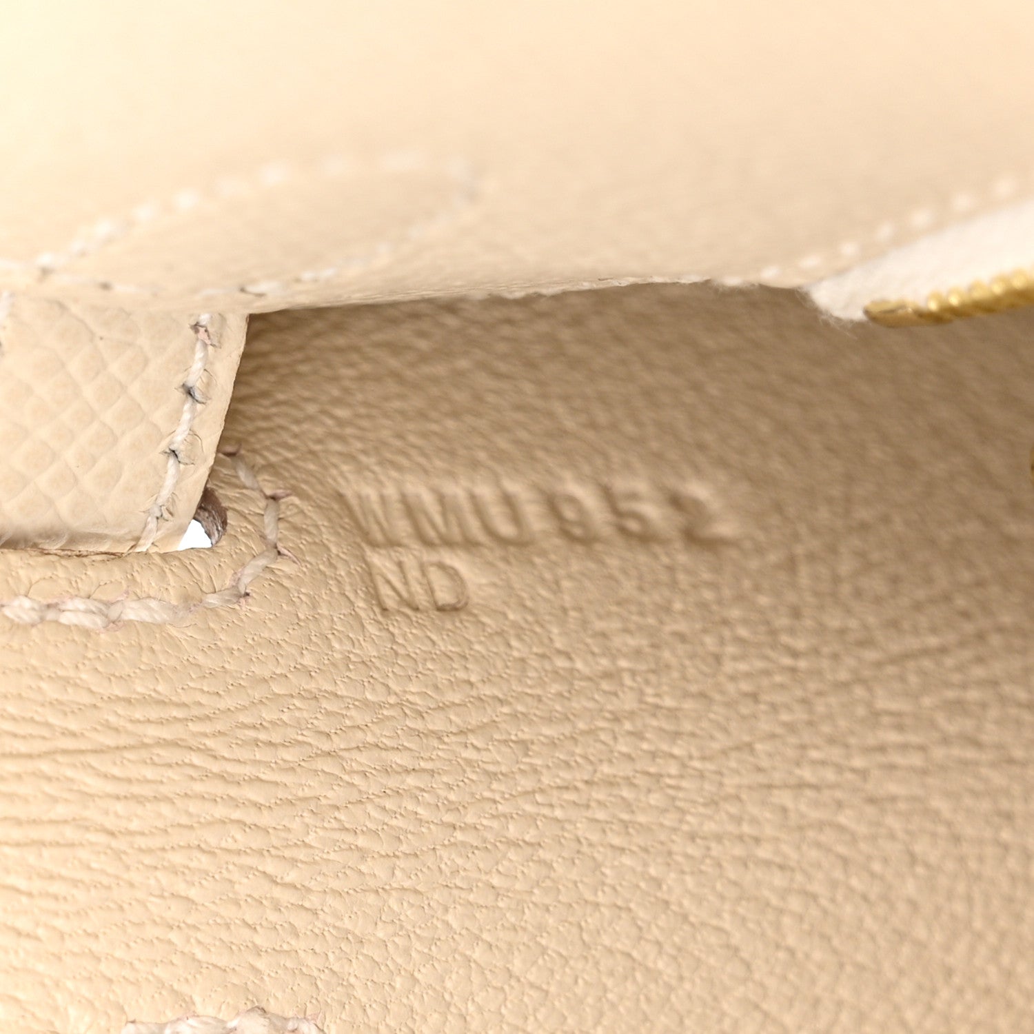 Hermes Epsom Kelly Sellier 25 Craie 7 of 11