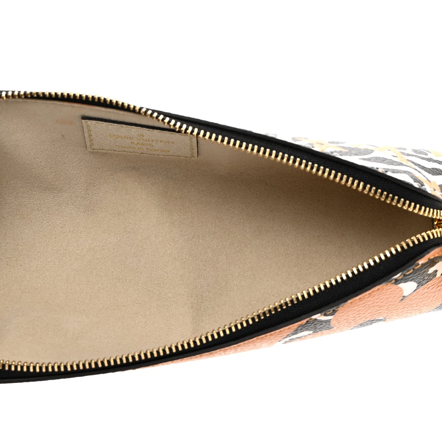 Monogram Giant Jungle Elizabeth Pencil Pouch Caramel