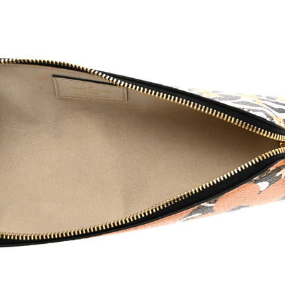 Louis Vuitton Monogram Giant Jungle Elizabeth Pencil Pouch Caramel 5 of 7