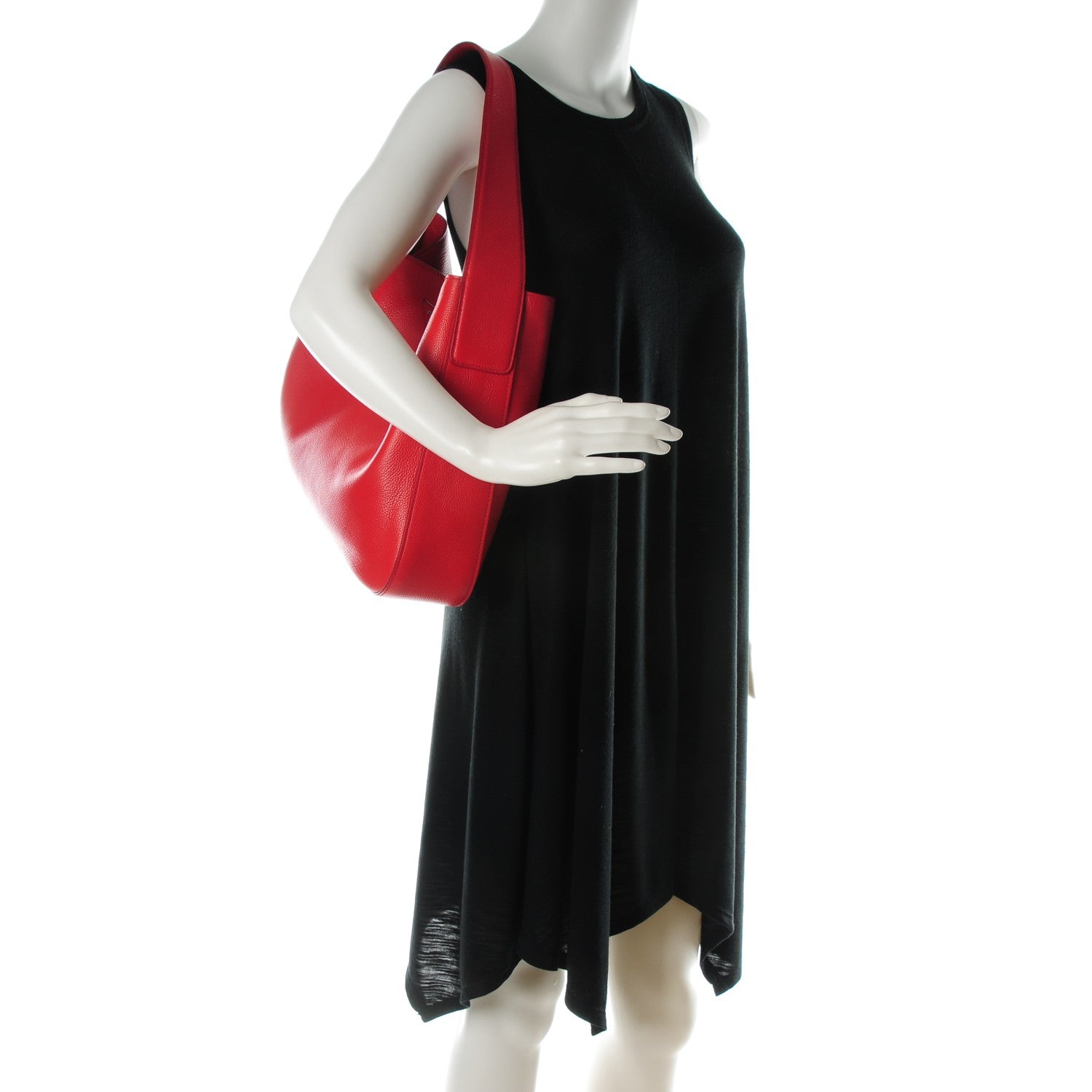 Prada Vitello Daino Hobo Bag Lacca 2 of 7