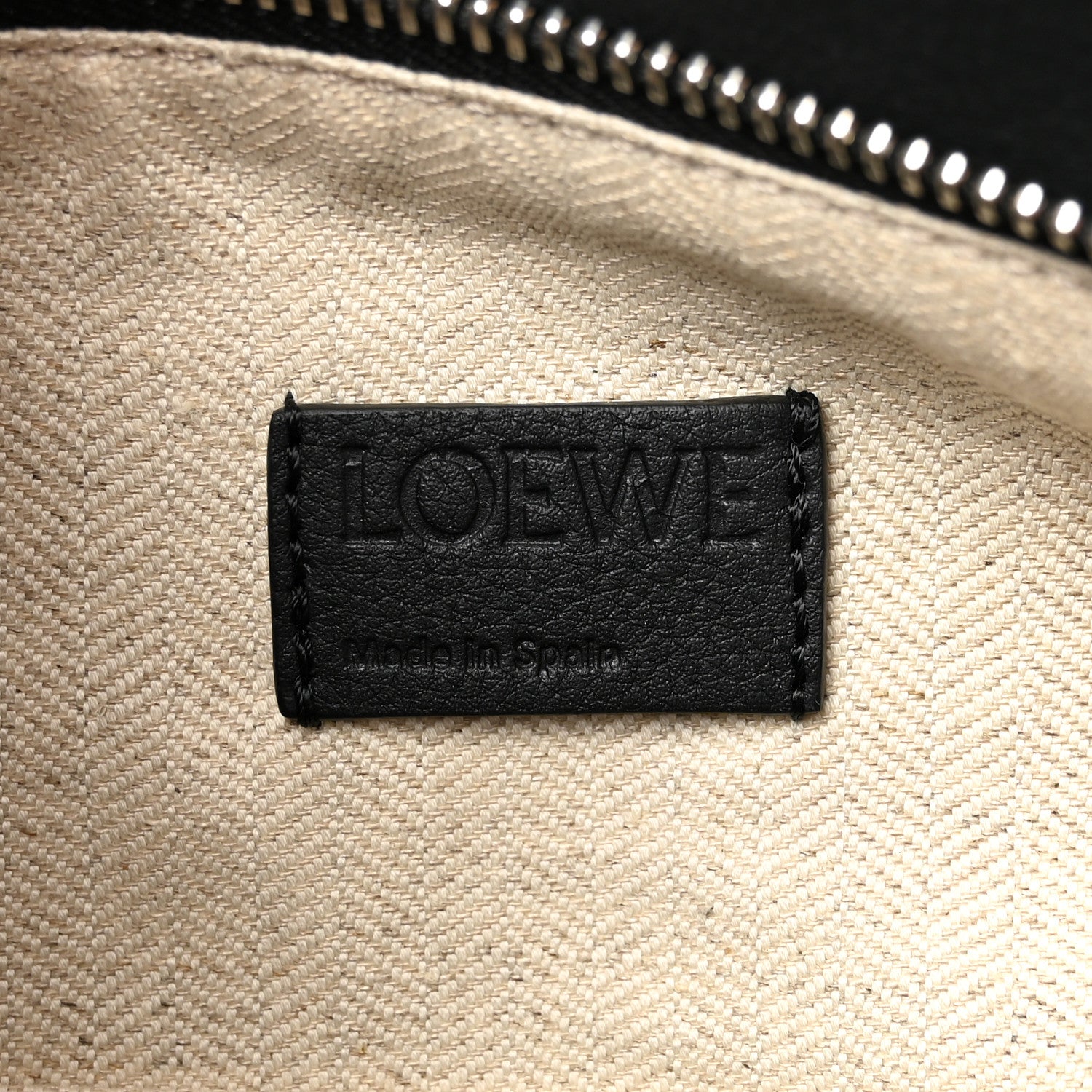 Loewe Calfskin Small Puzzle Edge Bag Black 6 of 12