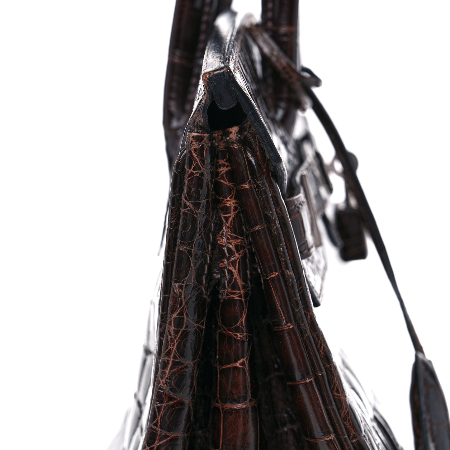 Shiny Niloticus Crocodile Birkin 30 Havane