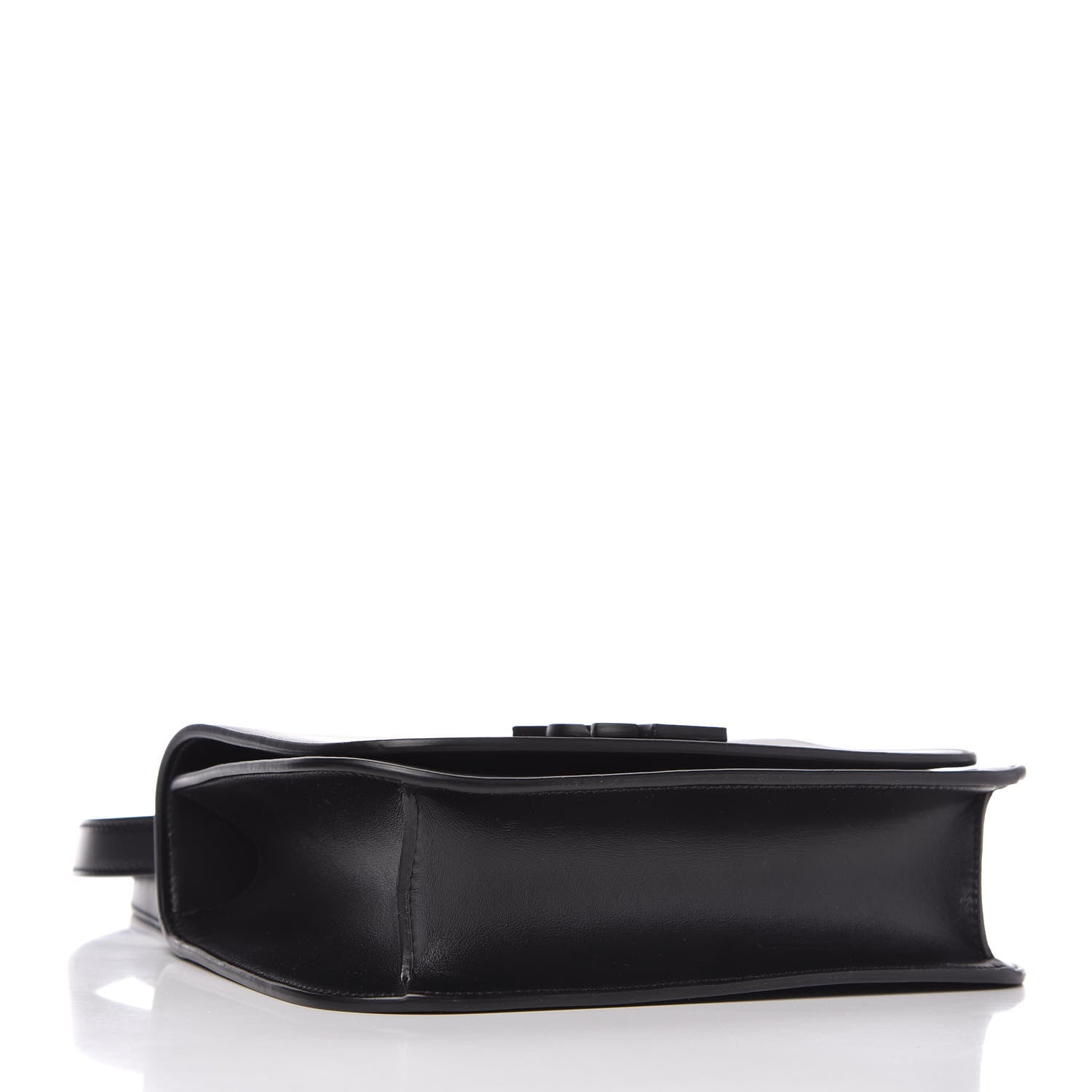 Saint Laurent Smooth Calfskin Small Spontini Saddle Bag Black 4 of 10