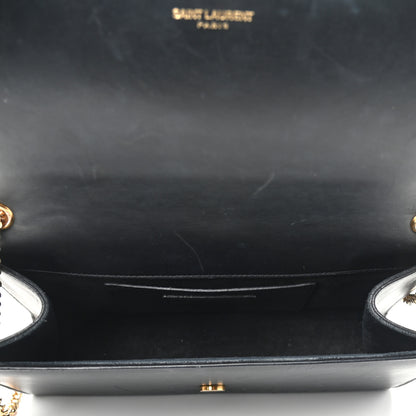 Saint Laurent Smooth Calfskin Medium Classic Monogram Kate Tassel Satchel Black 5 of 11