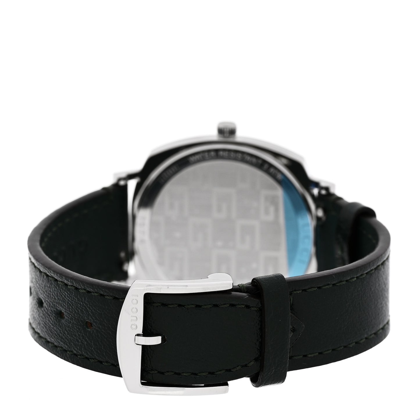 Stainless Steel Calfskin 35mm Grip Quartz Watch Green