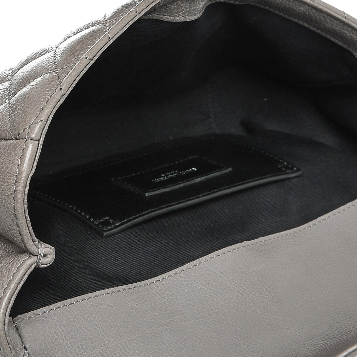 Grain De Poudre Medium Triquilt Monogram Satchel Earth
