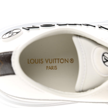 Louis Vuitton Canvas LV Squad Sneakers 38 White 7 of 9