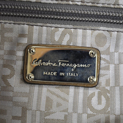 FASHIONPHILE SALVATOREFERRAGAMOCalfskinGanciniBuckleHoboTan 7 of 9