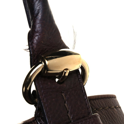 Gucci Calfskin Guccissima Trim Large Signoria Hobo Dark Brown 15 of 18
