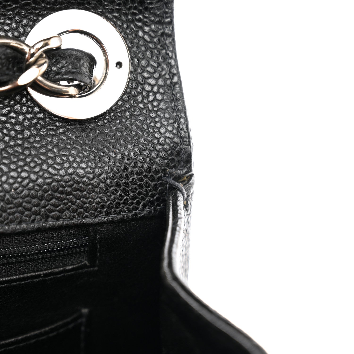 Chanel Caviar Jumbo Single Flap Black 13 of 15