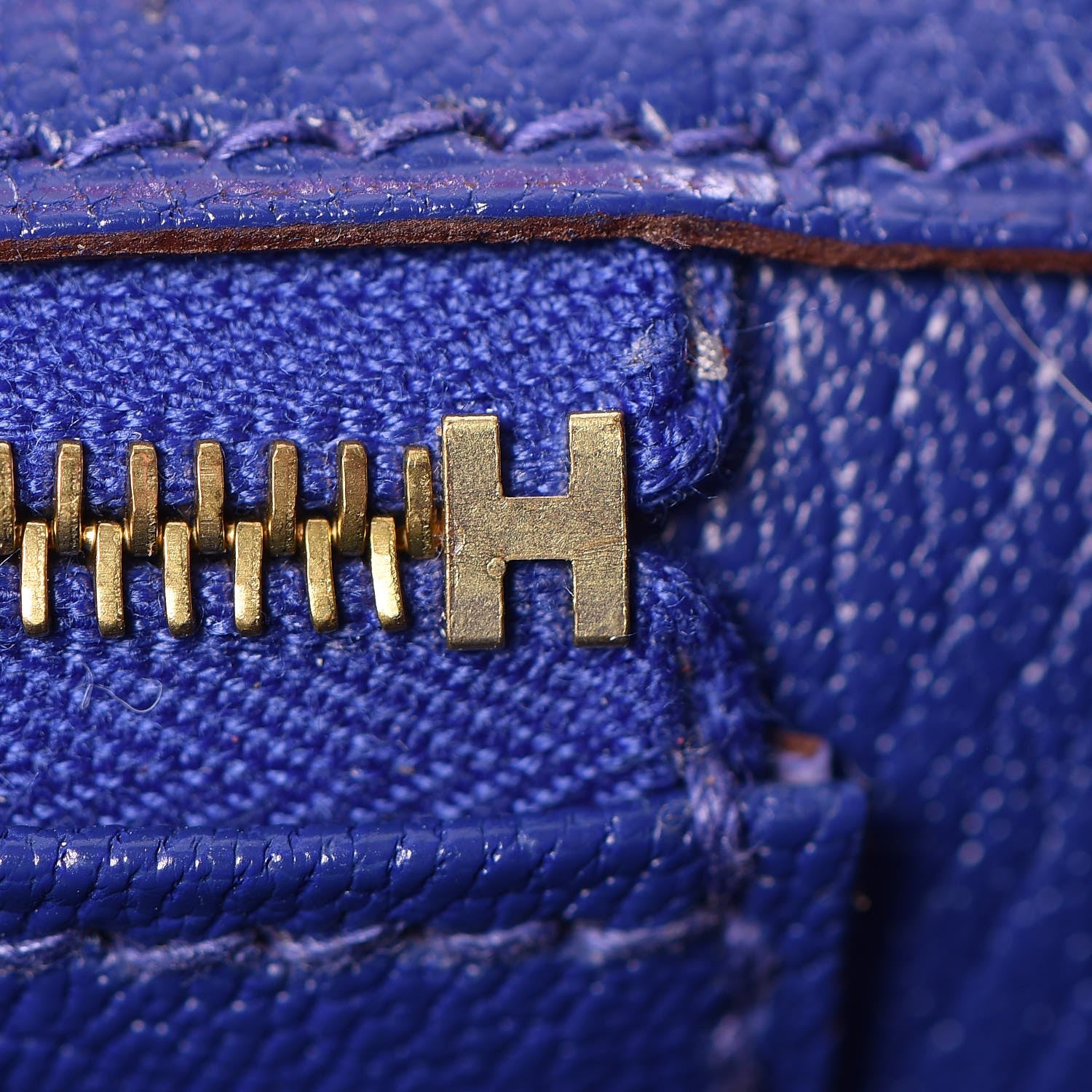 Hermes Epsom Horseshoe Birkin 30 Rose Jaipur Bleu Electrique 30 of 33