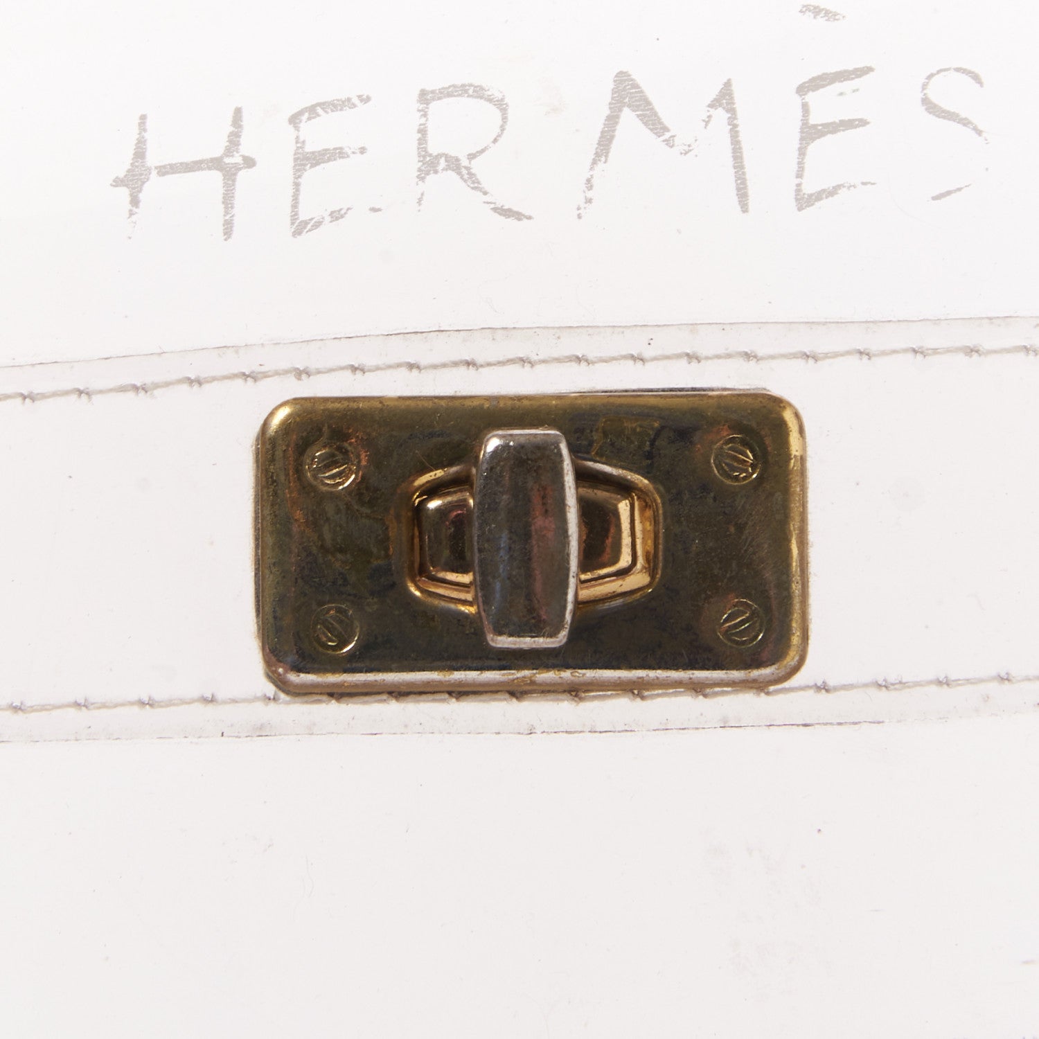 Hermes Vinyl Souvenir De L'Exposition Kelly Transparent 7 of 8