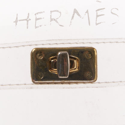 Hermes Vinyl Souvenir De L'Exposition Kelly Transparent 7 of 8