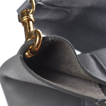 Celine Soft Grained Calfskin Sangle Bucket Bag Storm 22 of 25
