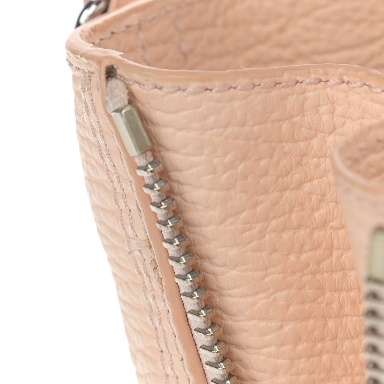 3.1 Phillip Lim Textured Calfskin Mini Pashli Satchel White Peach 11 of 12