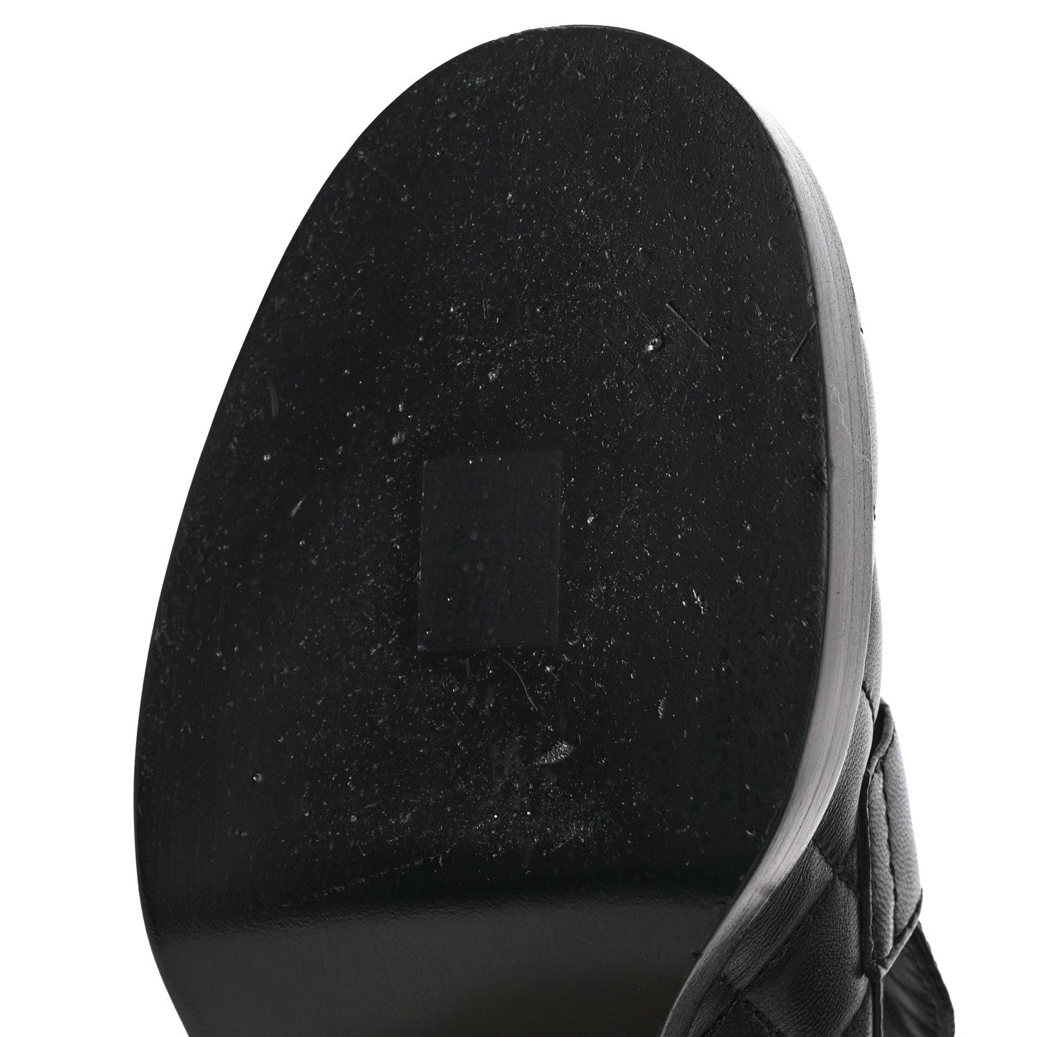 Chanel Lambskin Quilted CC Heart Loafers 38 Black 11 of 16