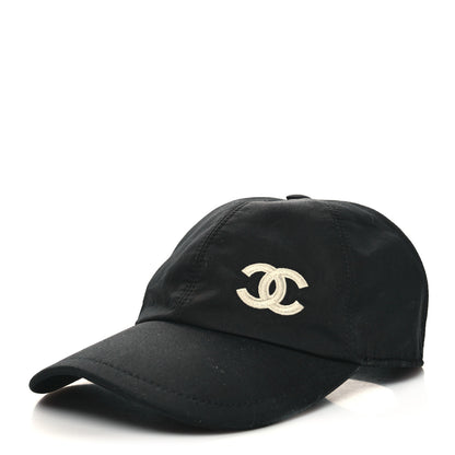 Chanel Cotton CC Cap Hat Black 2 of 9
