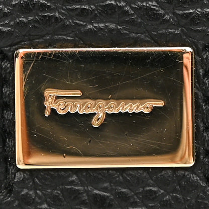 Salvatore Ferragamo Calfskin City Wallet On Chain Black 12 of 13