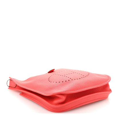 Hermes Taurillon Clemence Evelyne III PM Rose Jaipur 4 of 14