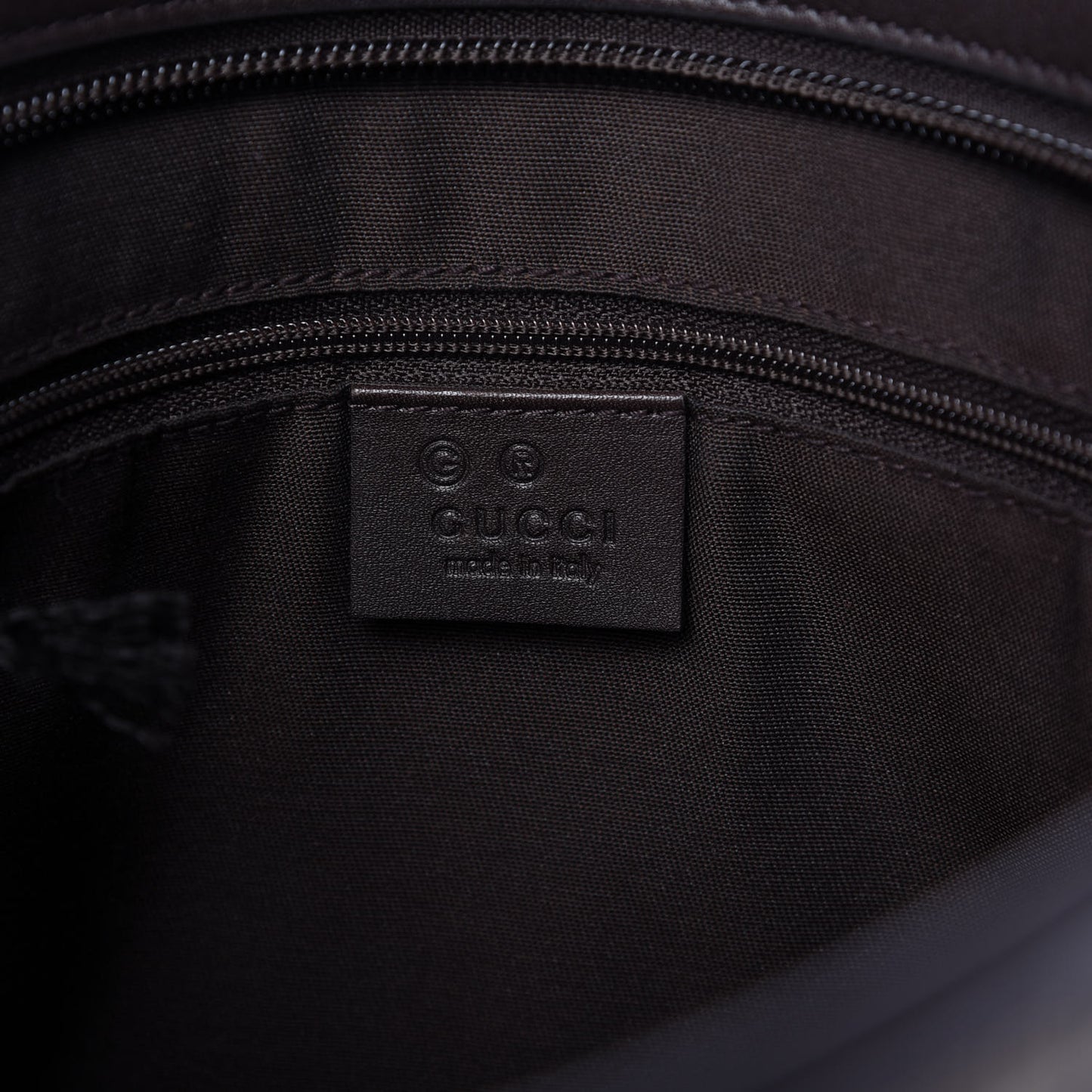 GG Plus Monogram Medium Flat Messenger Bag Dark Brown