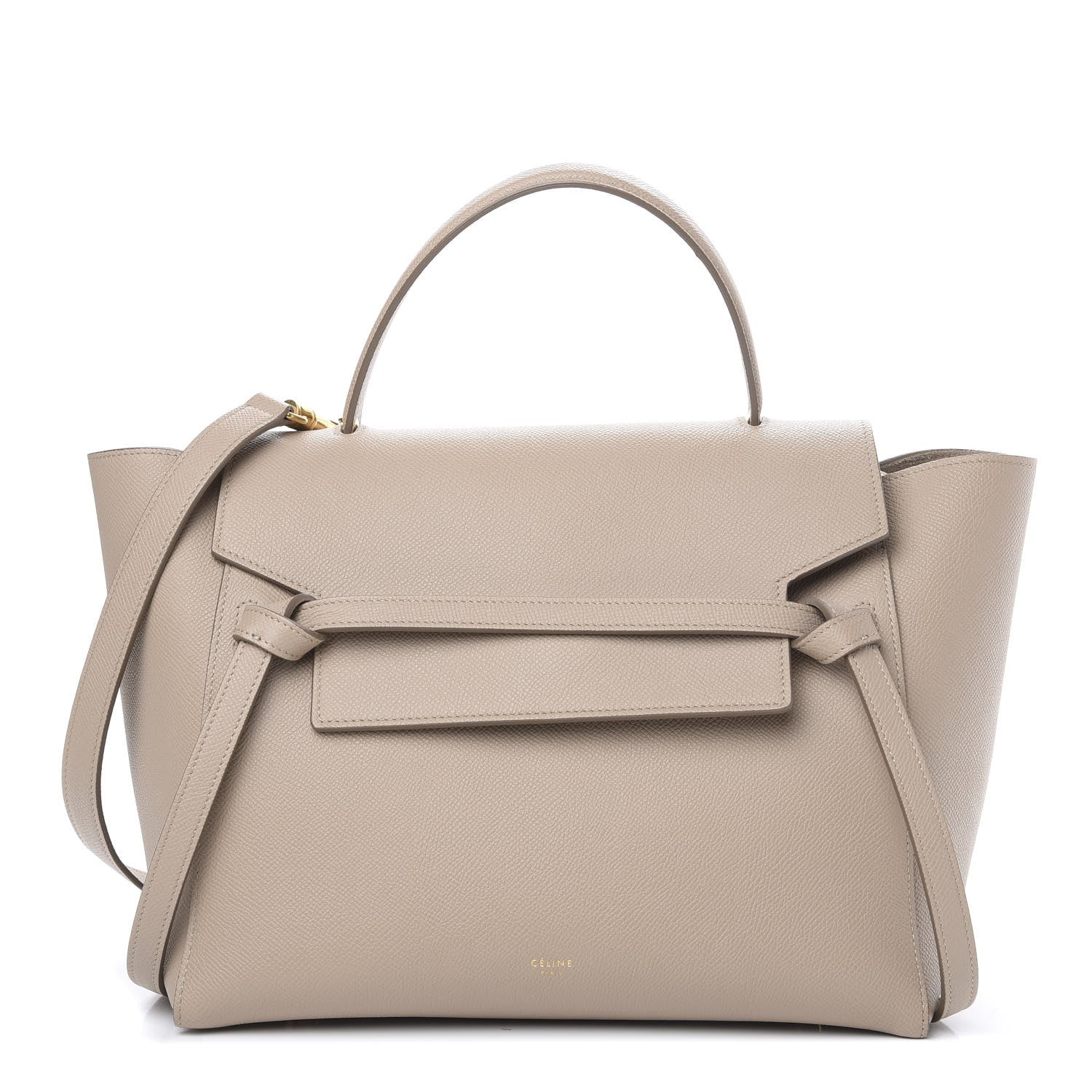 Celine Grained Calfskin Mini Belt Bag Light Taupe 1 of 10