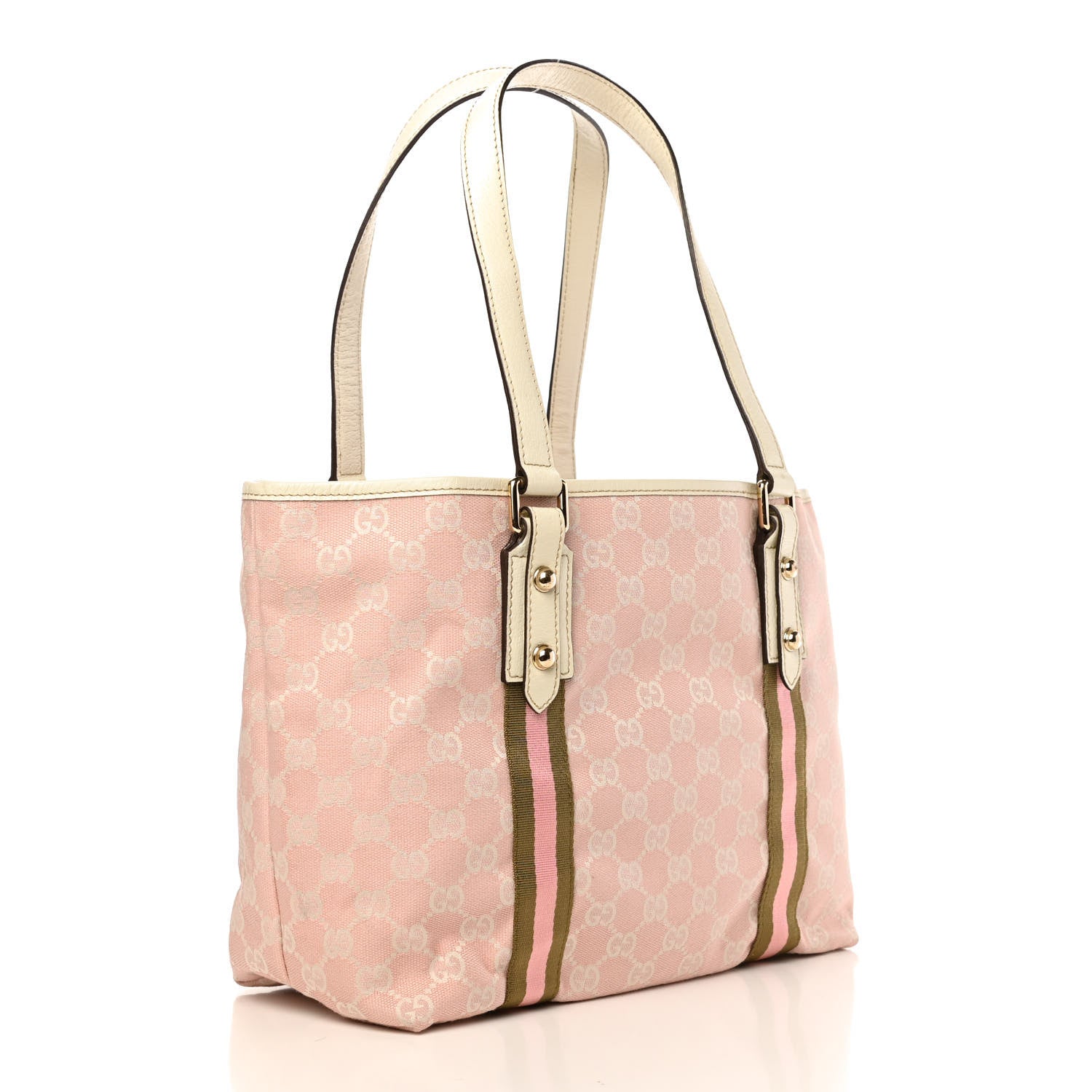 Gucci Monogram Medium Jolicoeur Tote Pink 3 of 13
