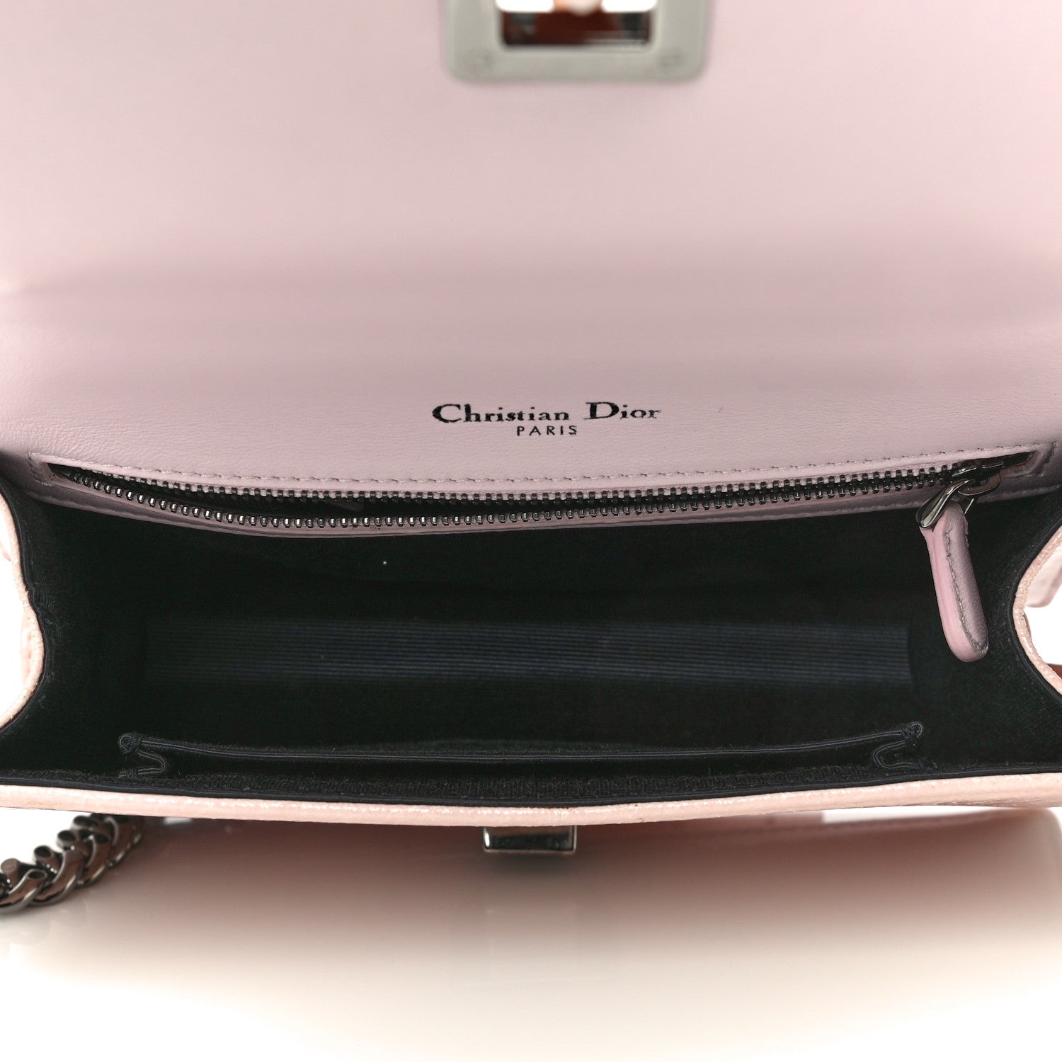 Christian Dior Ceramic Effect Deerskin Small Diorama Flap Bag Pink 8 of 26