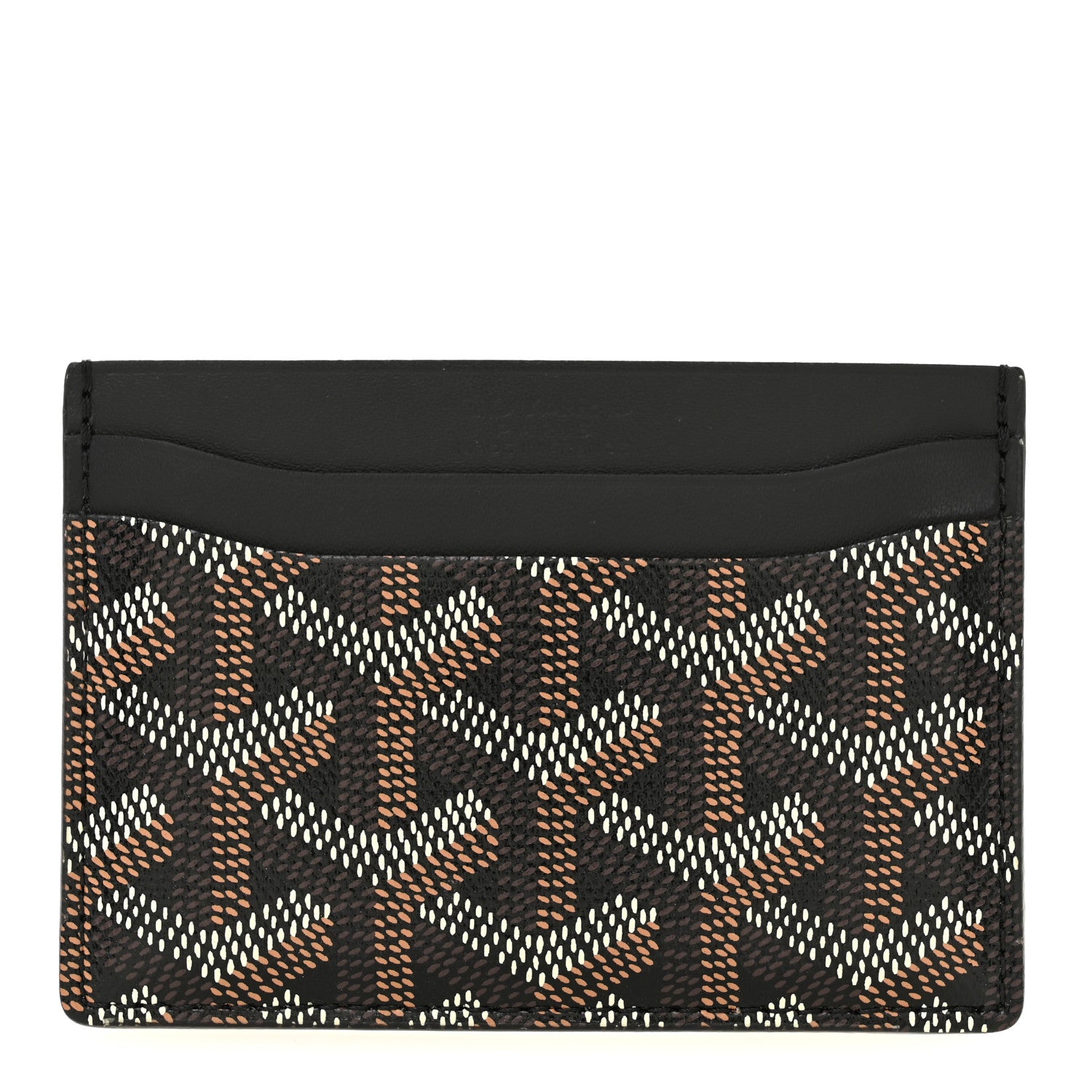 Goyard Goyardine Saint Sulpice Card Holder Black 1 of 7