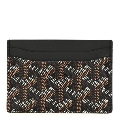 Goyard Goyardine Saint Sulpice Card Holder Black 1 of 7