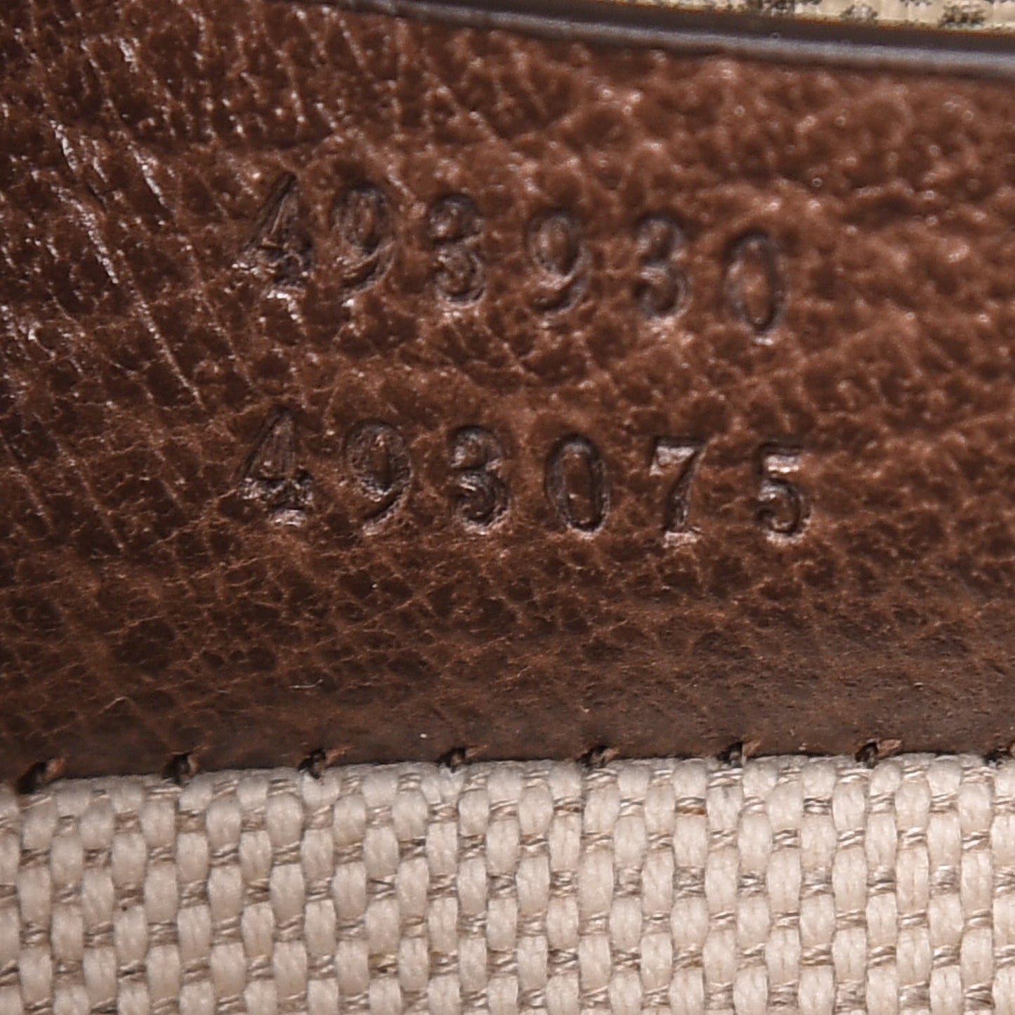 GG Supreme Monogram Neo Vintage Web Belt Bag Brown