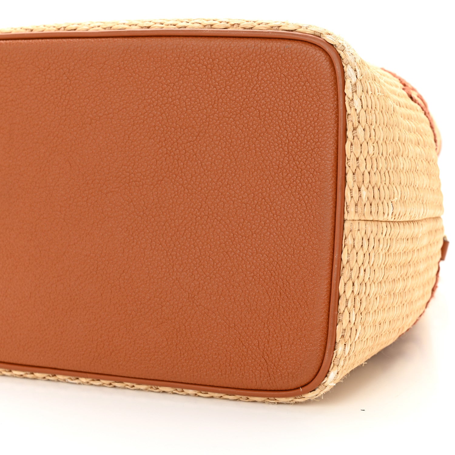 Louis Vuitton Raffia Calfskin Monogram Neonoe MM Tan 9 of 10