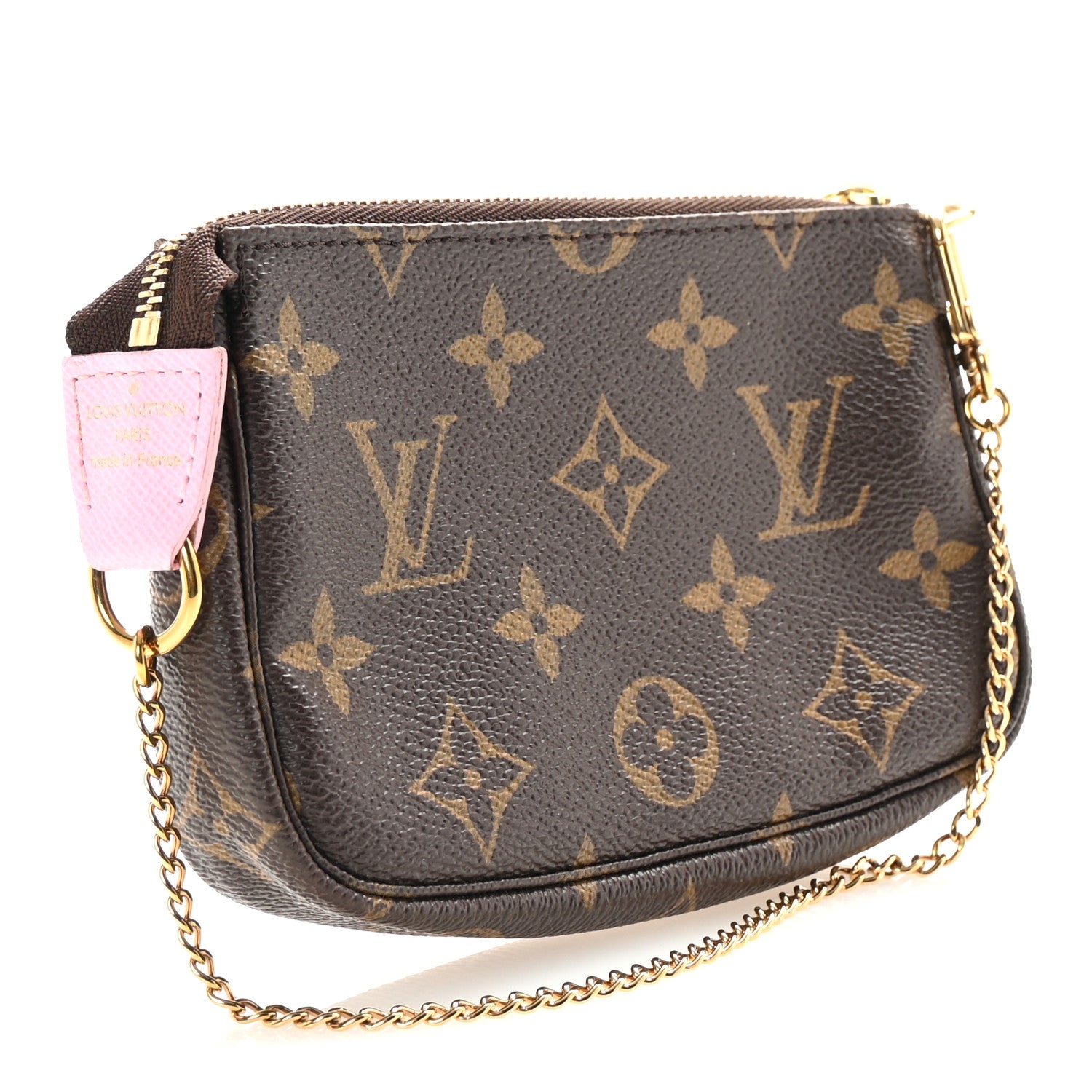 Louis Vuitton Monogram 2016 Christmas Animation Mini Pochette Accessories Rose Ballerine 3 of 7