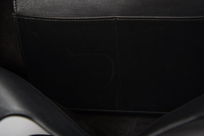 Celine Supple Natural Calfskin Medium Tri-Fold Bag Black 9 of 13