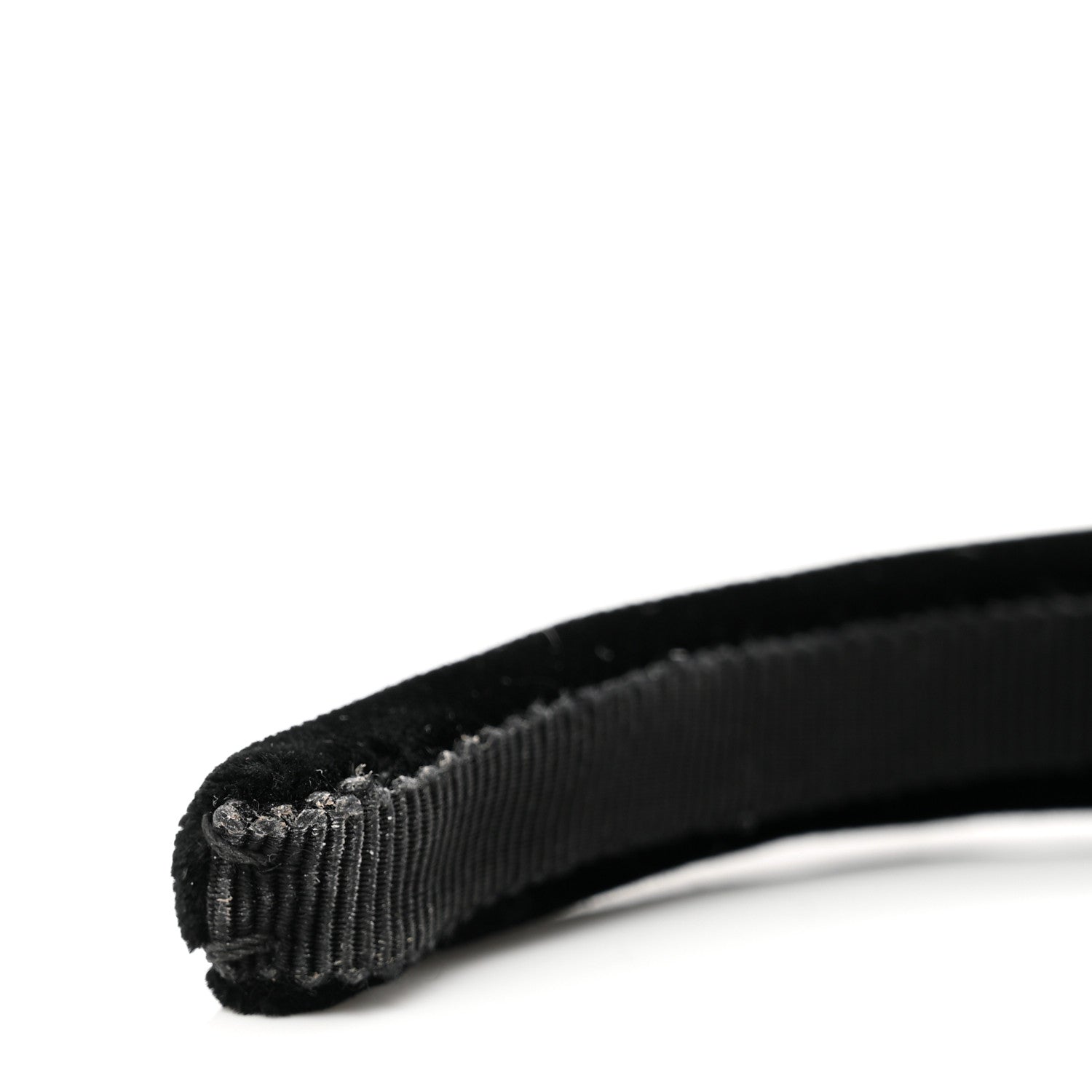 Prada Velvet Headband Black 5 of 7