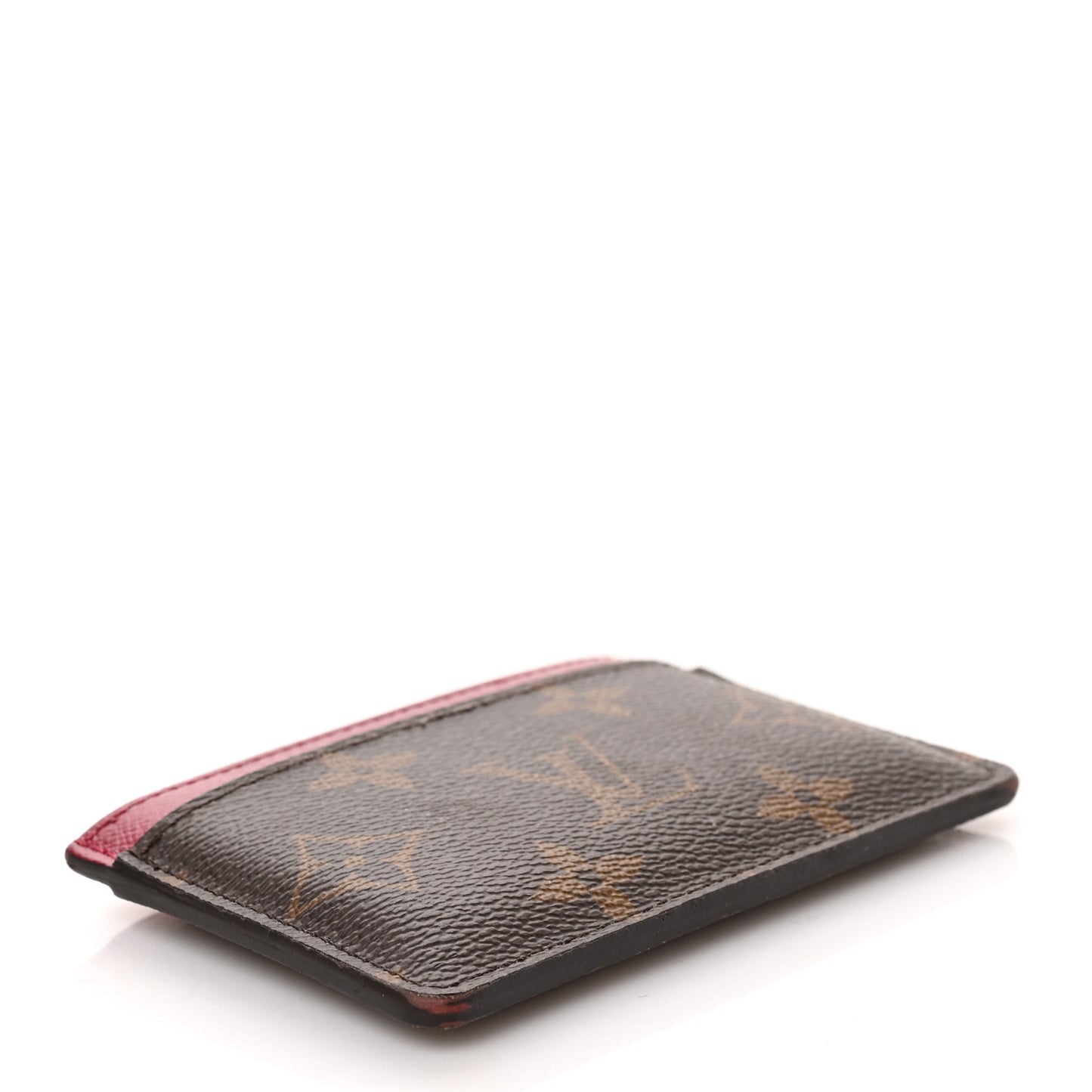 Monogram Card Holder Fuchsia