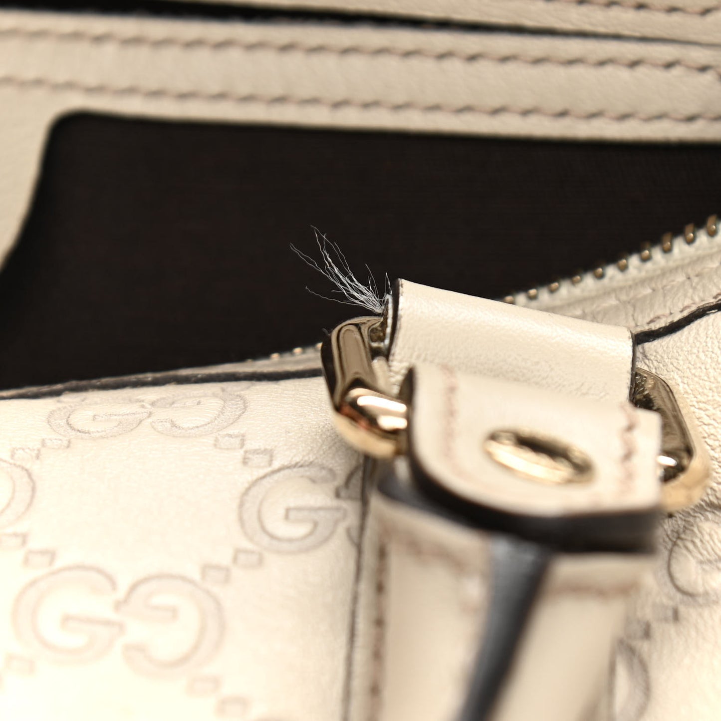 Guccissima Medium Joy Boston Off White