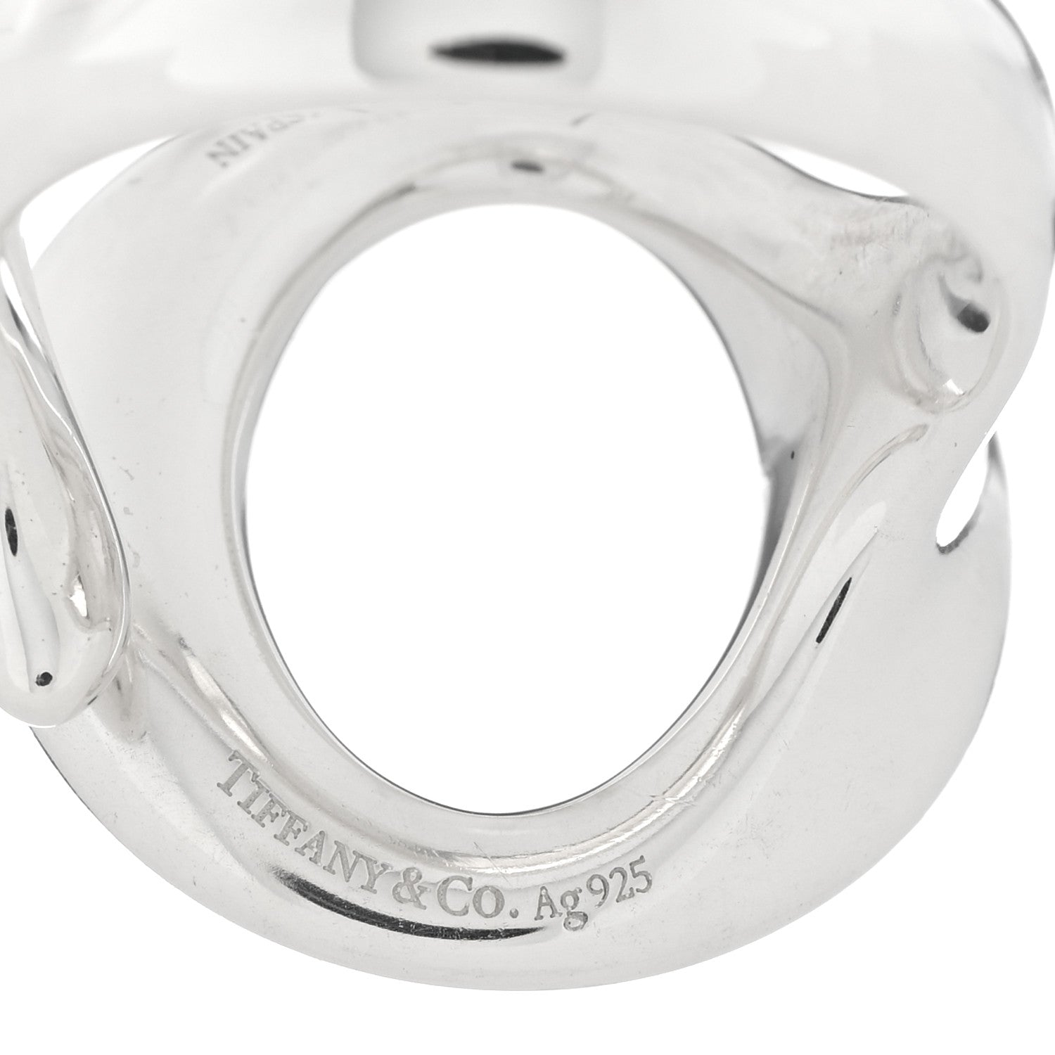 Tiffany Sterling Silver Elsa Peretti Sevillana Ring 52 6 5 of 5