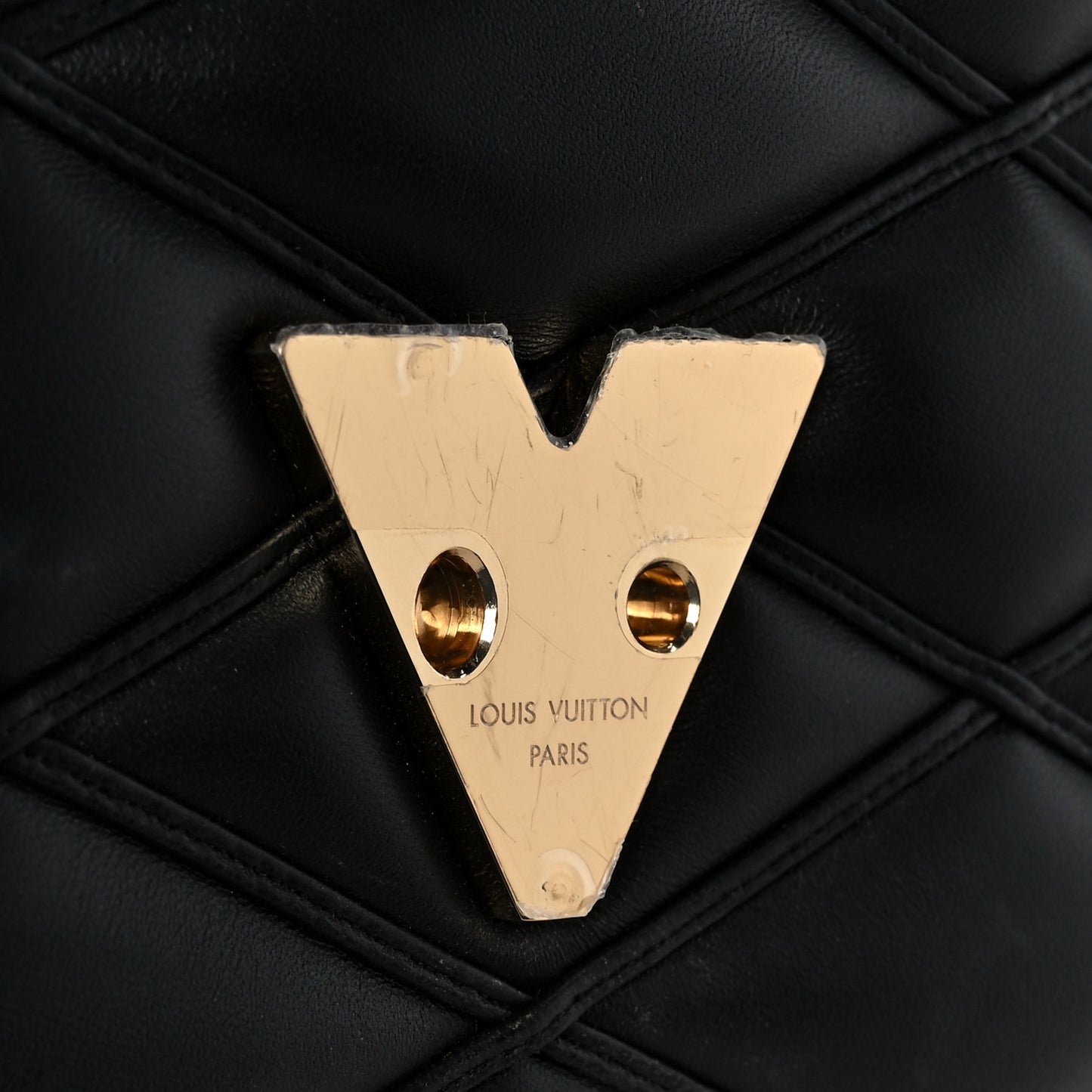 Lambskin Malletage Top Handle GO-14 MM Black