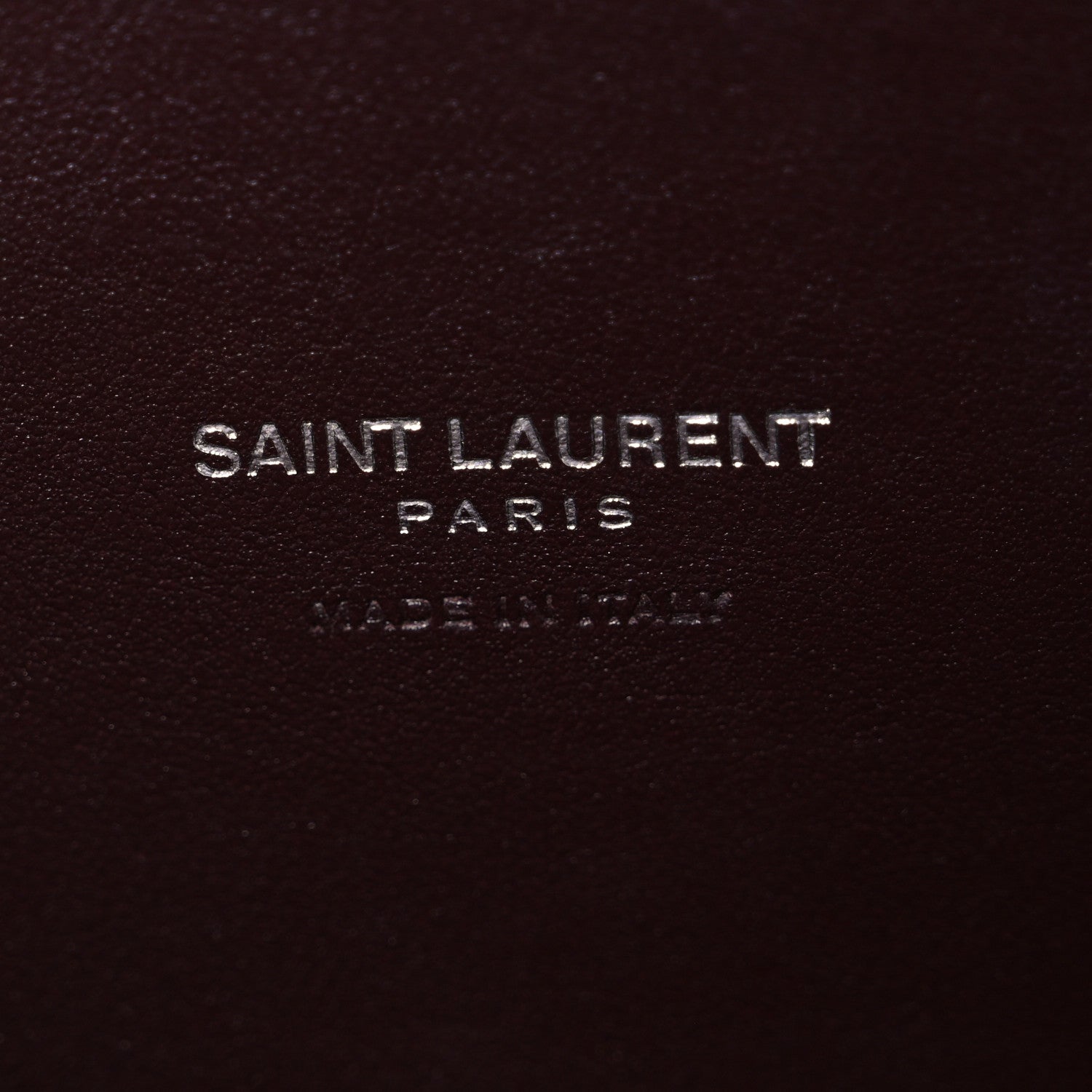 Saint Laurent Calfskin Crocodile Embossed Small Sac de Jour Amaranto 7 of 12