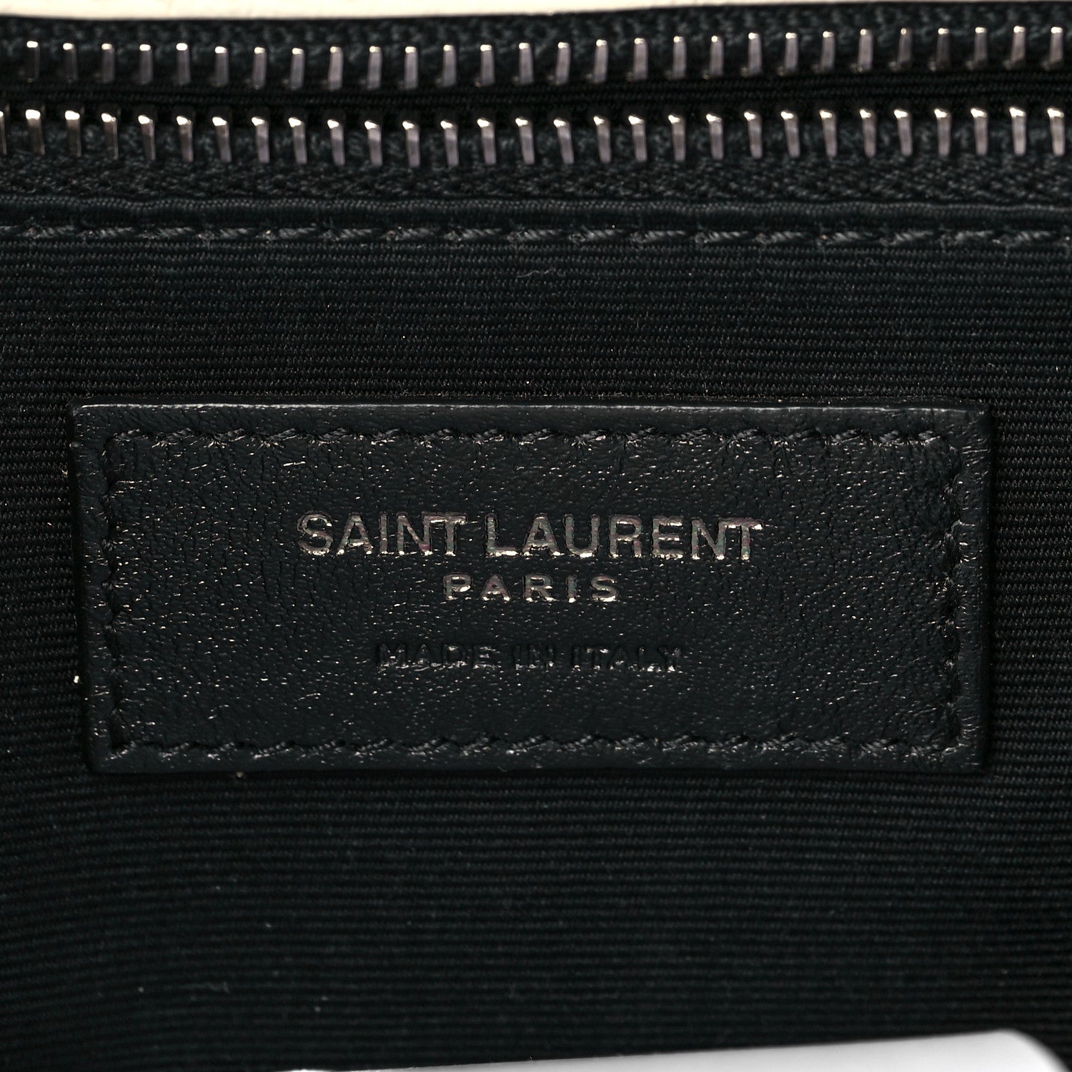 Saint Laurent Crinkled Calfskin Matelasse Monogram Medium Niki Chain Satchel Ivory 5 of 8