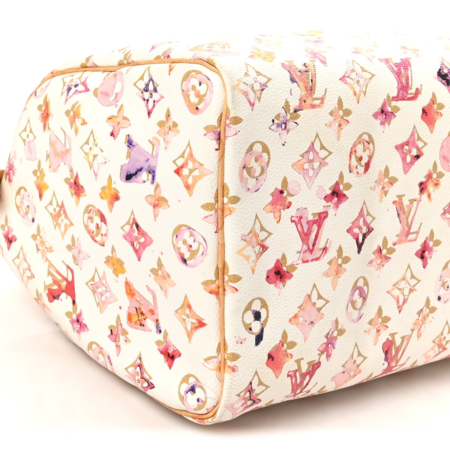 Louis Vuitton Watercolor Aquarelle Speedy 35 White 8 of 9