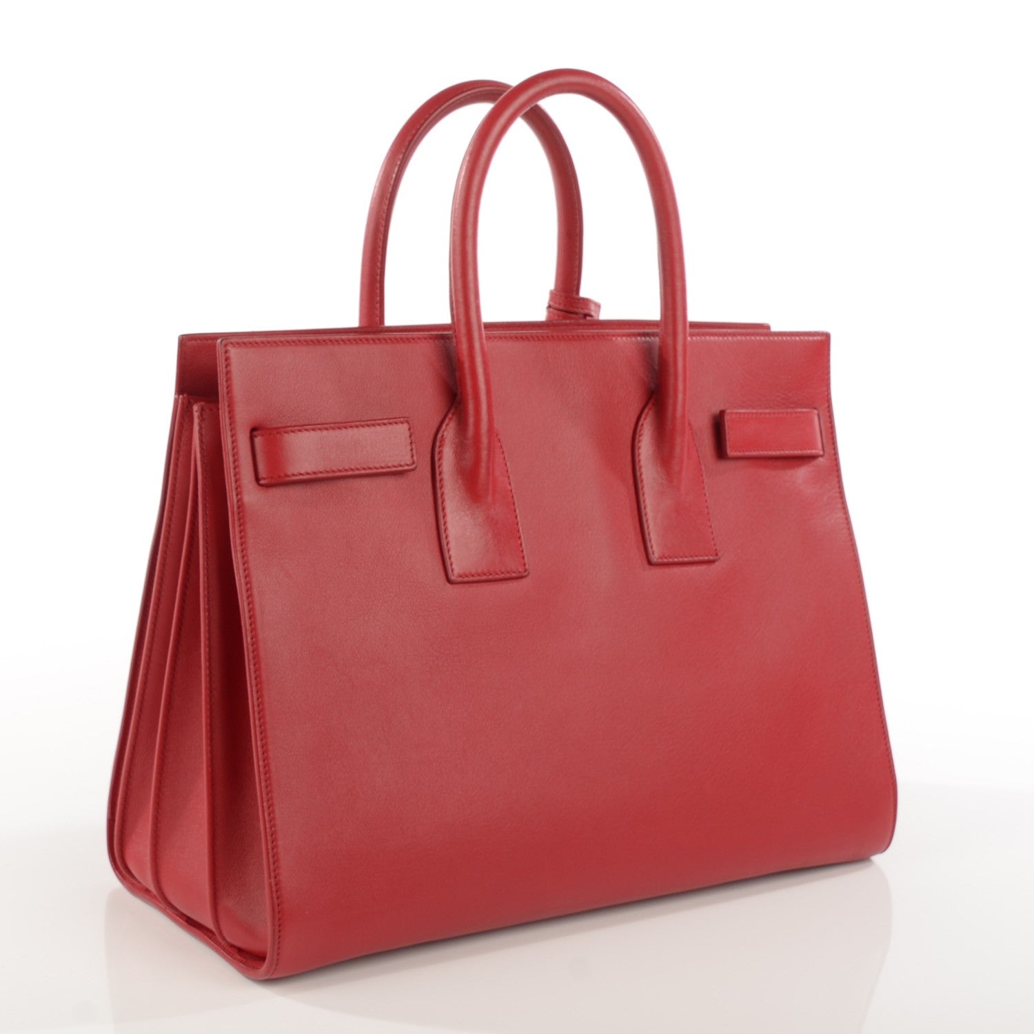 Saint Laurent Calfskin Small Sac De Jour Rouge Orient 3 of 7