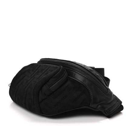 Fendi Neoprene Mesh Vitello Grace FF Pocket Belt Bag Black 7 of 7
