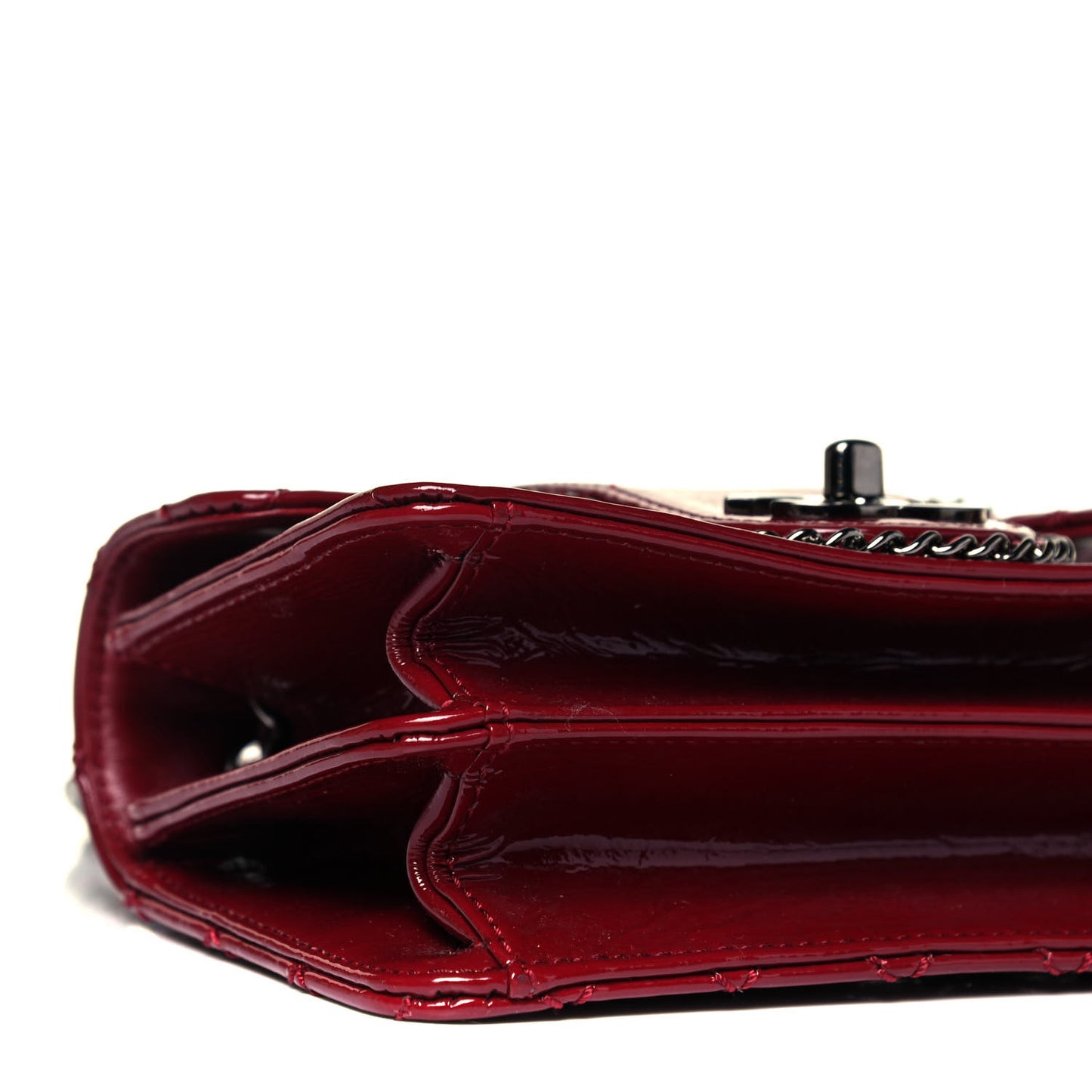 Patent Mini Madison Flap Red