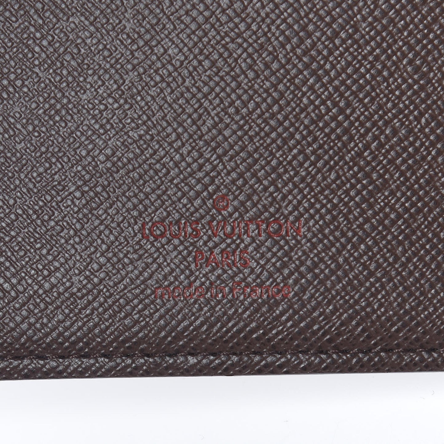 Damier Ebene Medium Ring Agenda Cover