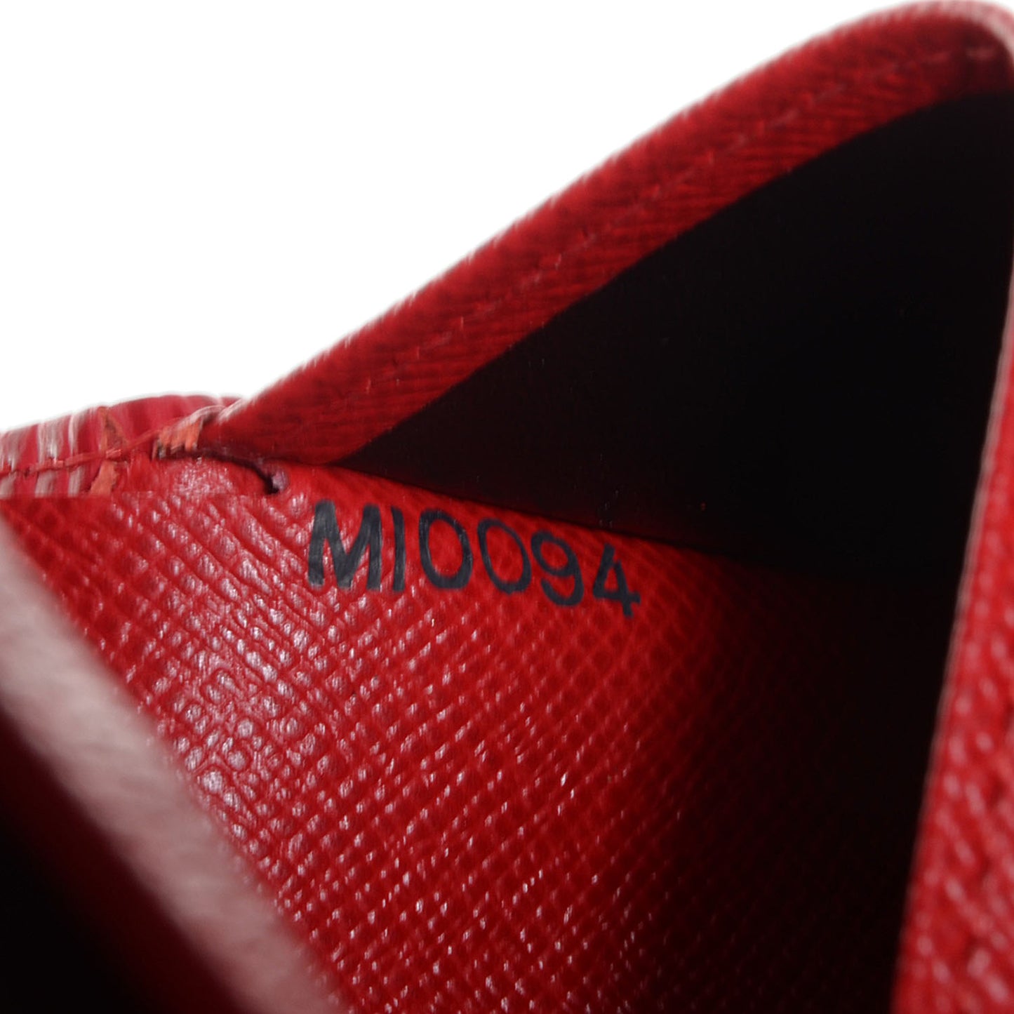 Epi French Purse Wallet Castillan Red