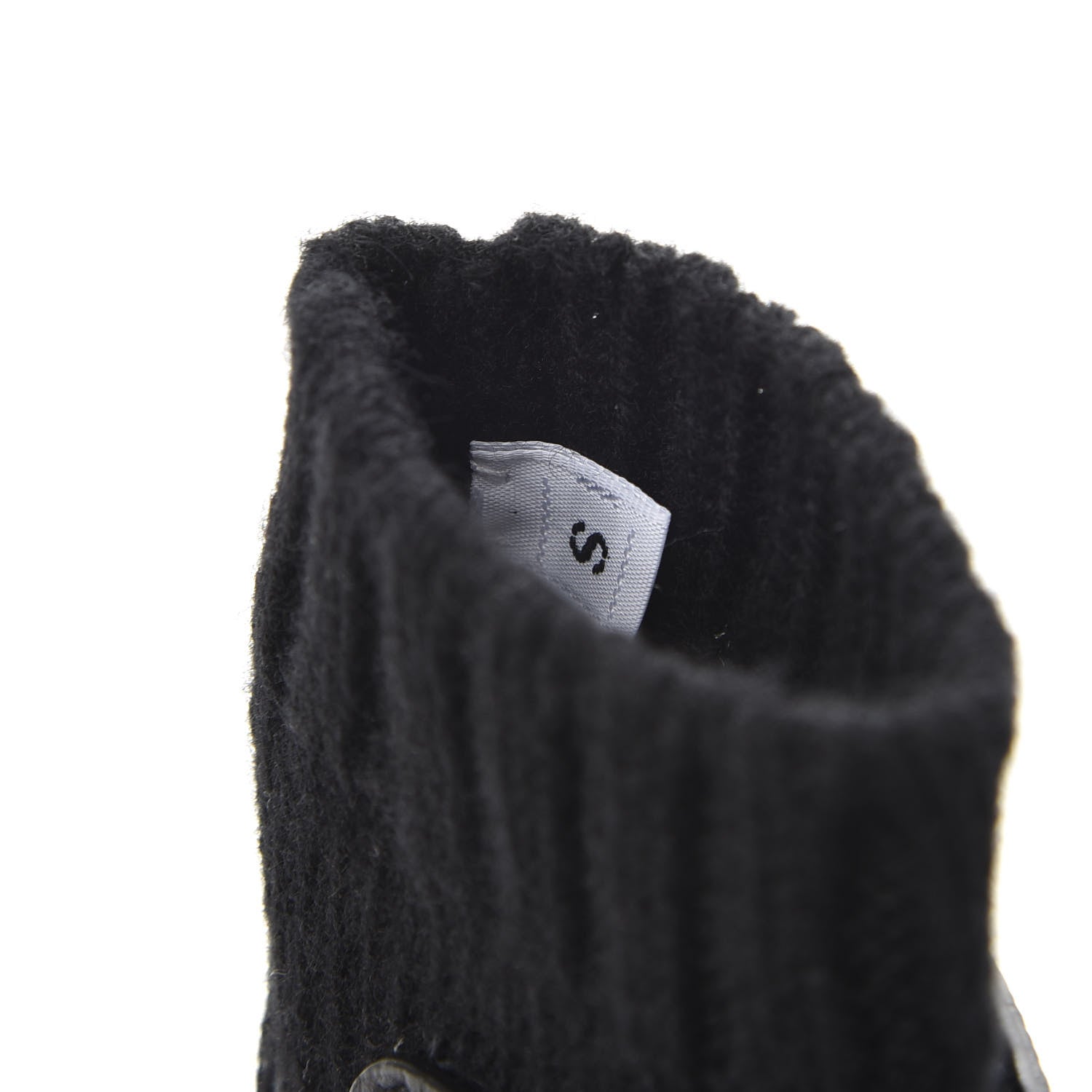 Hermes Cashmere Deerskin Baltimore Gloves S Black 3 of 5
