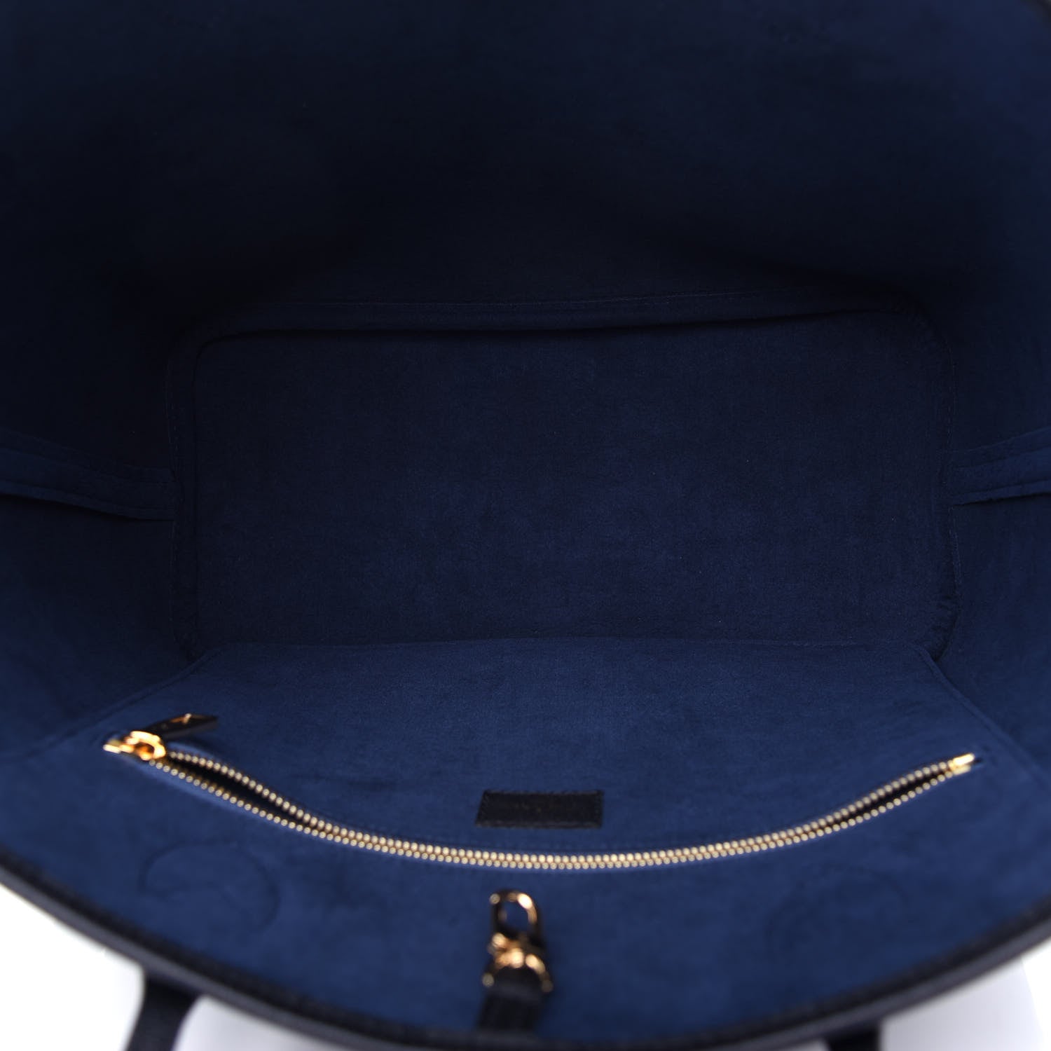 Louis Vuitton Empreinte Monogram Giant Neverfull MM Black 5 of 11