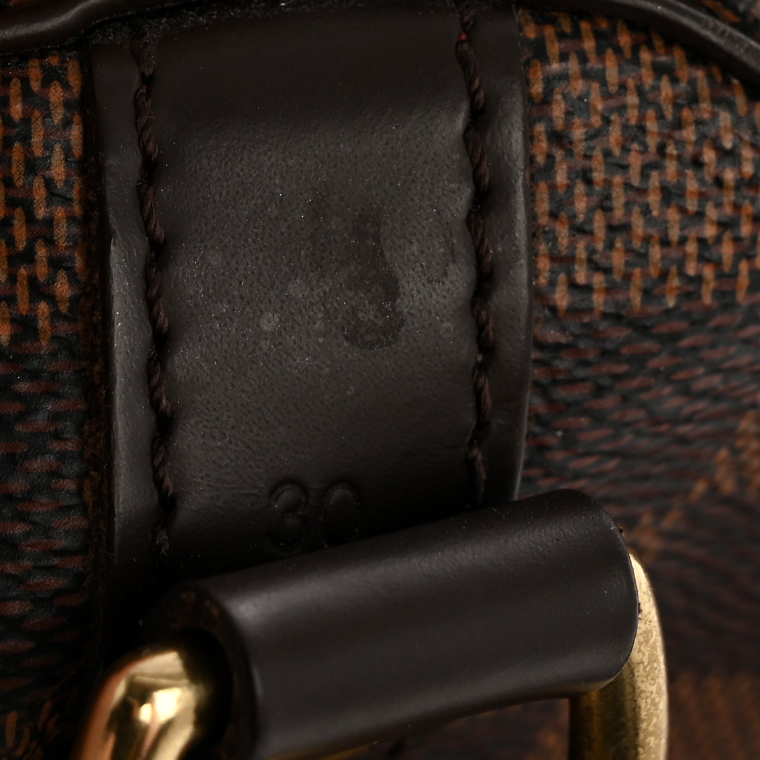 Louis Vuitton Damier Ebene Speedy Bandouliere 30 7 of 15