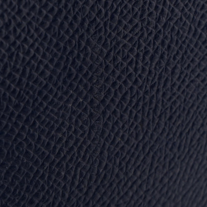 Hermes Epsom Enamel Constance 18 Bleu Saphir Orange Poppy 14 of 17